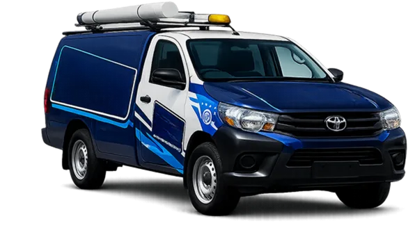 Service van parked on a Enmore street